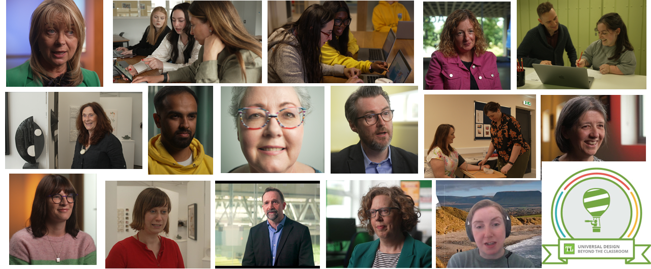 A collage of contributors to the Digital Badge