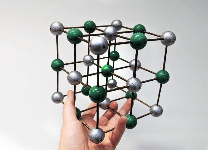 Crystal Lattice Structure used in Chemistry