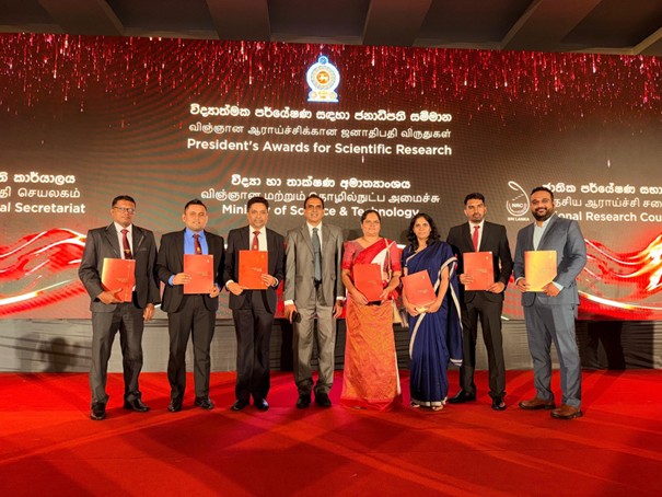Group photo with fellow award recipients