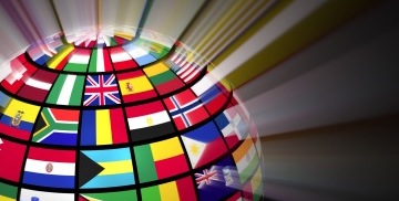 globe of flags