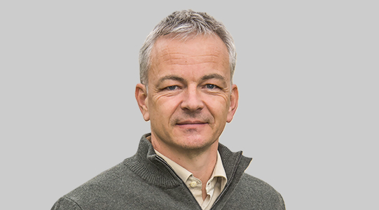Man smiling facing camera
