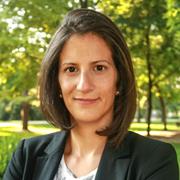 Woman looking at camera