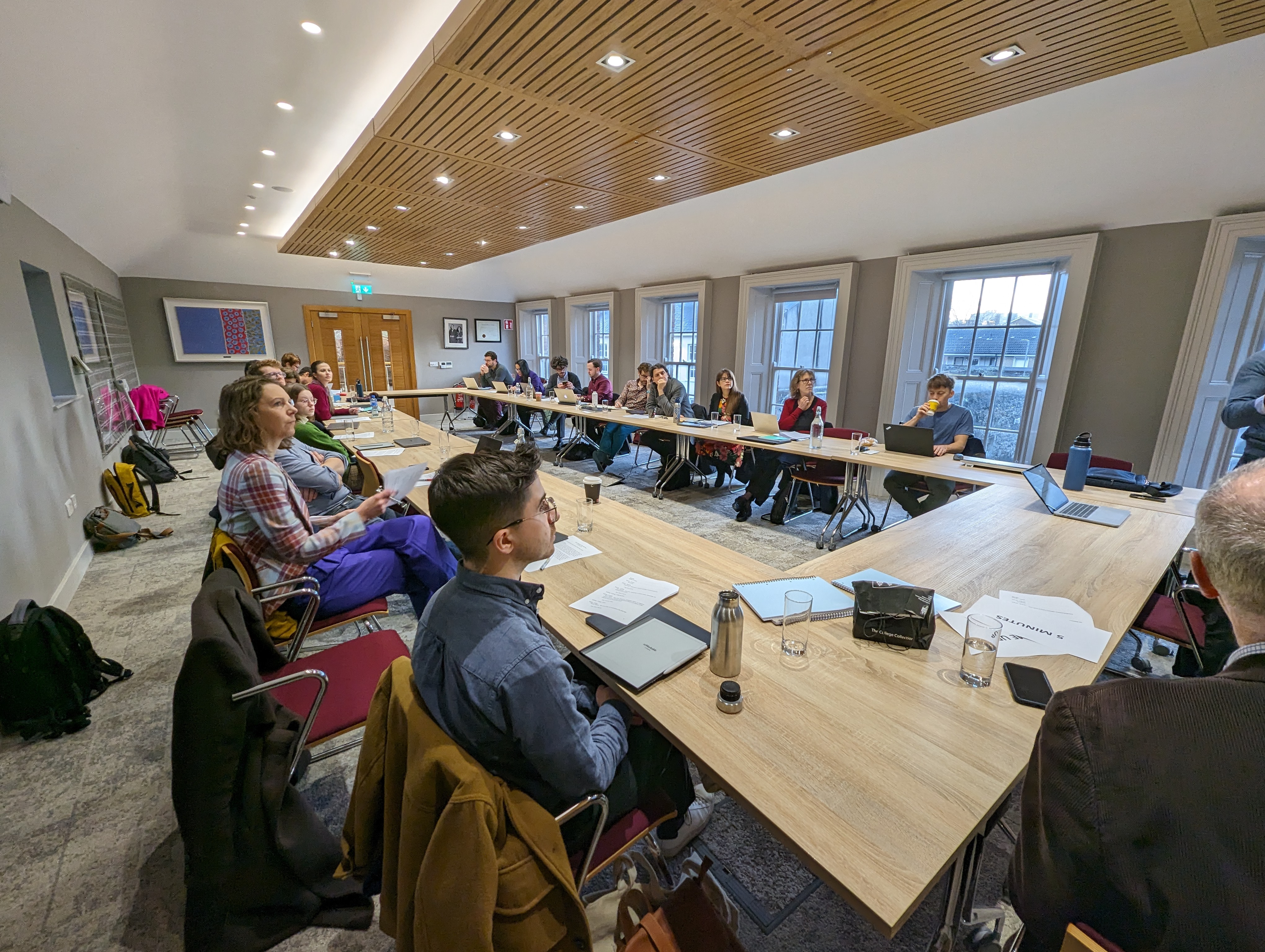 Participants of the conference at the conference room