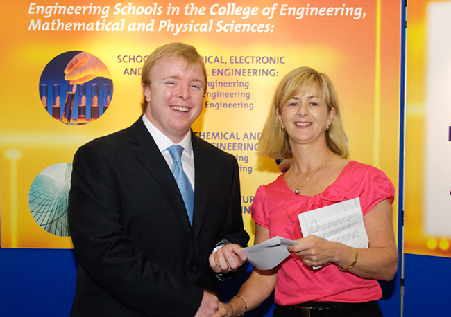 2011 Winner Edward Judge is congratulated by PM representative Eileen Lee