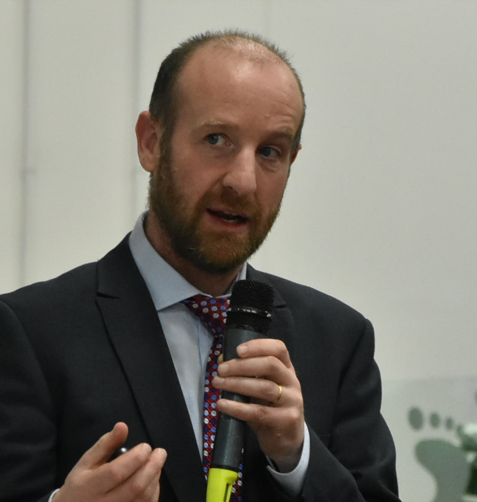 Dr Breandán Ó Caoimh speaking