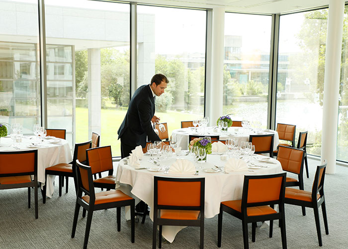 Cedar and Cypress Suites in banqueting configuration