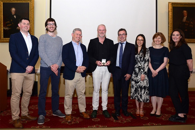 People pictured at award ceremony