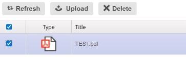 Select files for QR printing