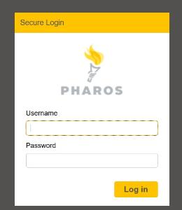 Log In screen for Print Centre