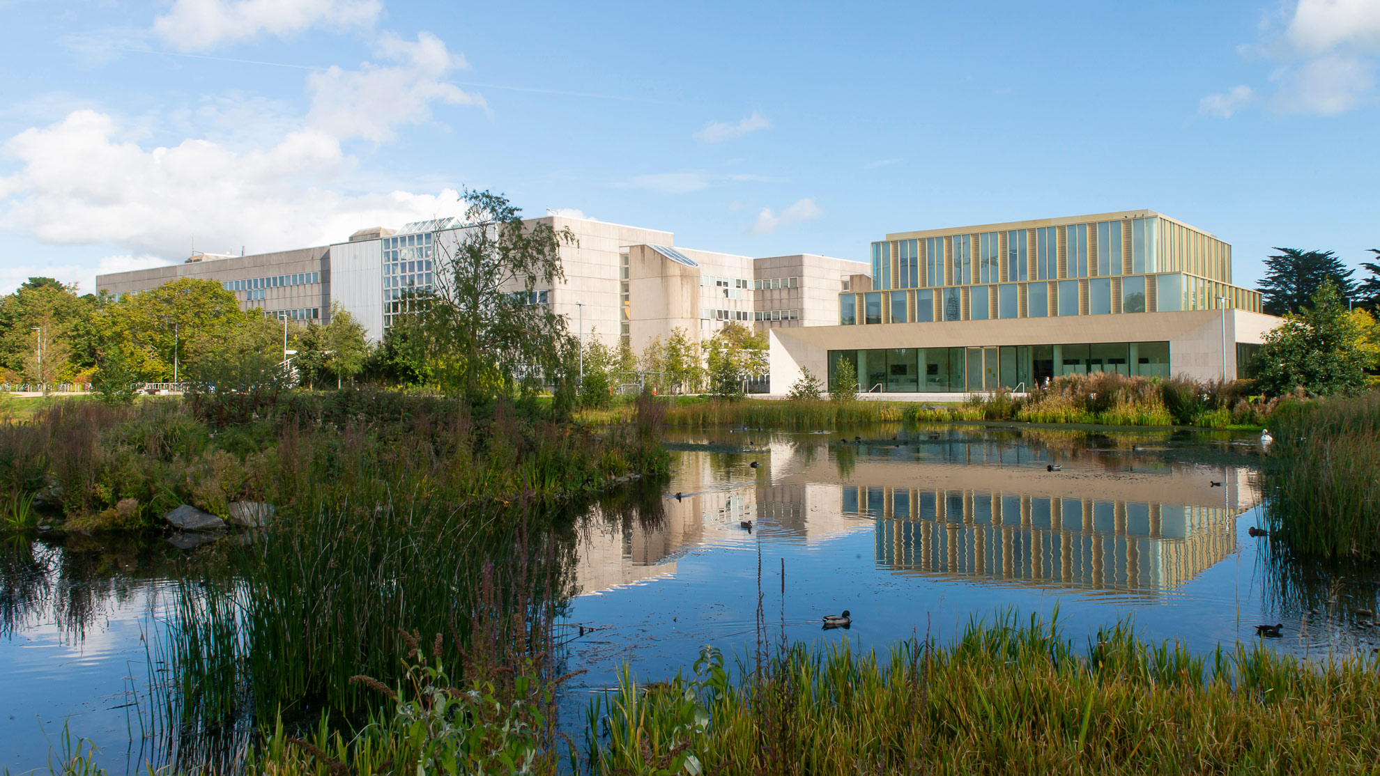 The College of Engineering seen from the lake