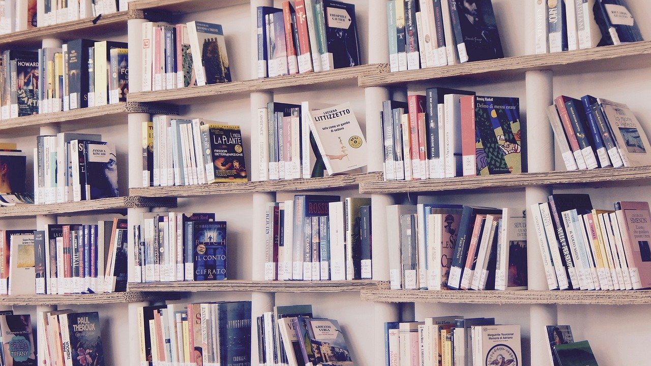 Books, shelfs