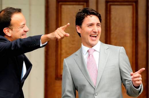 Varadkar and Trudeau 2017