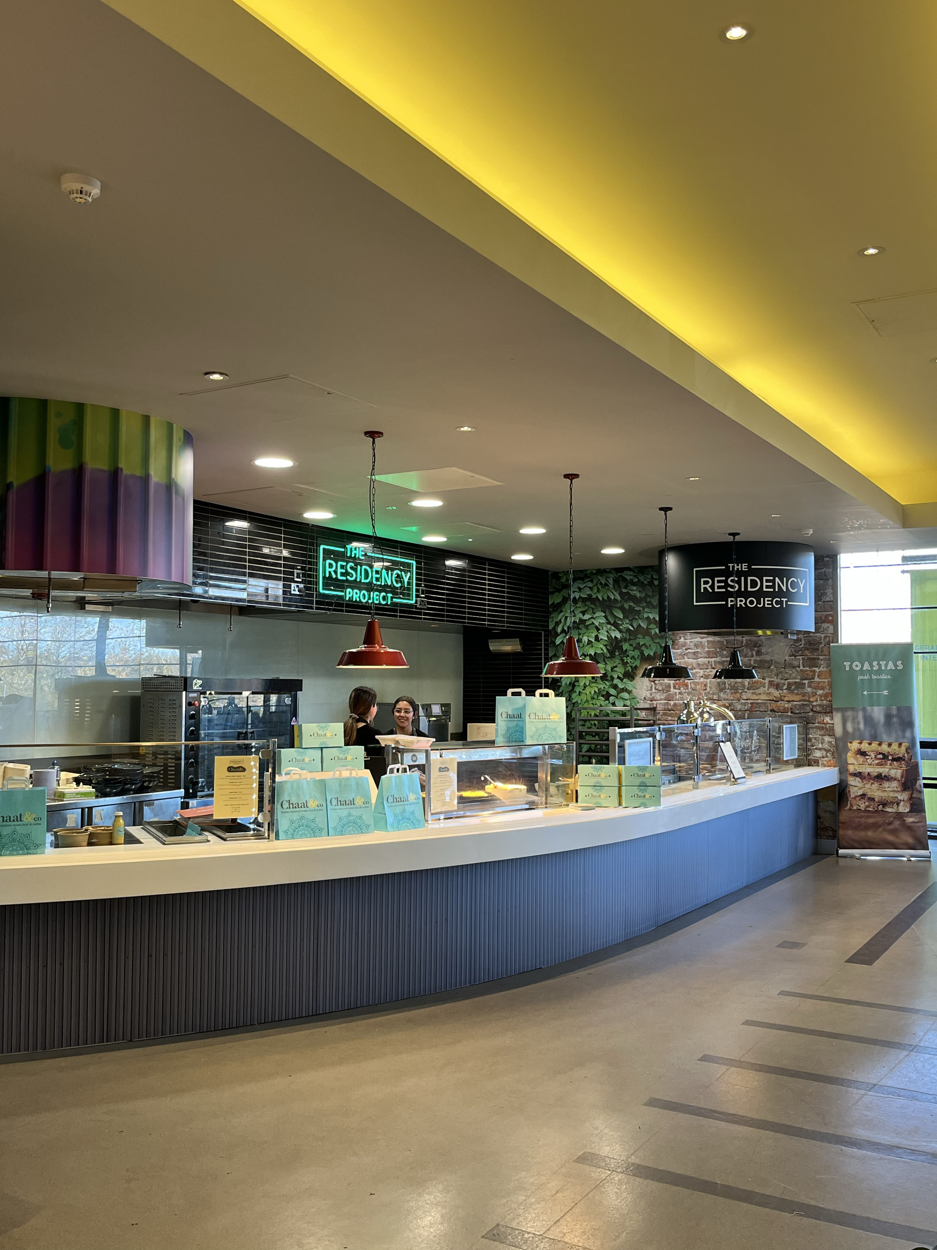 UCD Main Restaurant\n\nWe offer a diverse menu featuring toasties, street food, daily carvery, and specials, with a focus on fresh, locally sourced ingredients. Our offerings change daily to satisfy every palate. We also provide hospitality and event services on campus