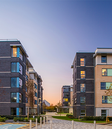 UCD student accommodation block in UCD.