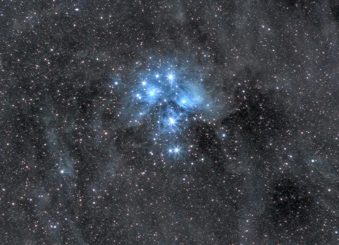 A nebula in space.