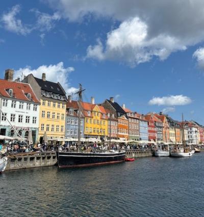 Canal with boat at Lund