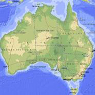 map of australia