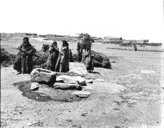 Black and white historical photo