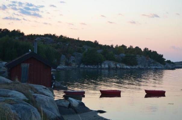 small boats on water