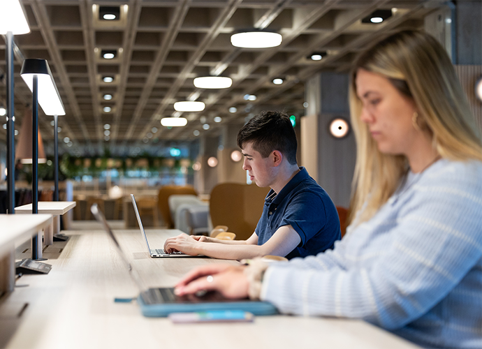 Students at desk