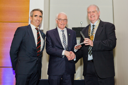 Assoc. Prof Gary O'Toole, Prof Patrick Boland and Assoc. Prof Mick Molloy