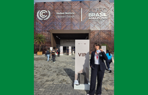 GEM Stage 2 student Sarah Mackel attends COP30 as Luxembourg youth delegate