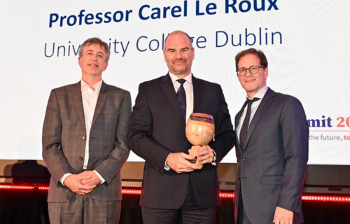 Professor Carel Le Roux named IRC Researcher of the Year 2023