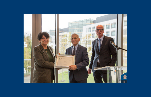 Dr Anthony Fauci awarded an Honorary Fellowship by UCD School of Medicine for his extraordinary contribution to the field of medicine