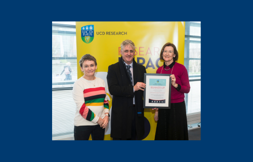 Congratulations to Prof Alistair Nichol, runner-up in UCD Research Impact Competition