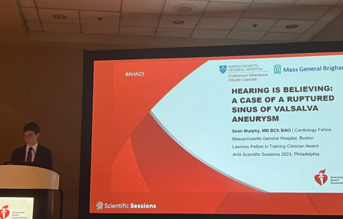 Congratulations to alumnus Seán Murphy, AHA Laennec Fellow in Training (FIT) Clinician Award finalist