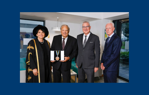 UCD Ulysses Medal for US oncologist Dr Dennis Slamon who developed breast cancer drug Herceptin