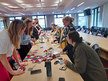 Stitching gifts from reusable materials