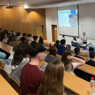 UCD Sports rep speaking at Orientation Sept 2023