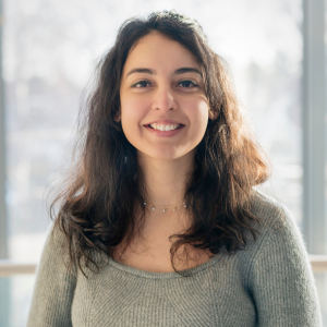 Image of a female smiling