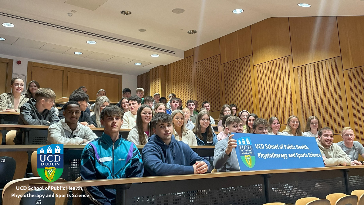 Group of students in lecture theatre