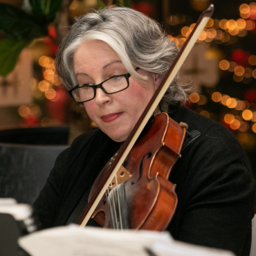 Violist at the UCD Physiotherapy 70th anniversary celebration