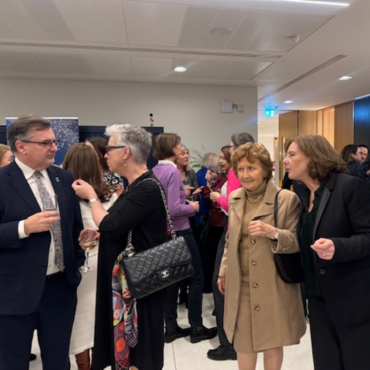 Group of people at the UCD Physiotherapy 70th anniversary celebration