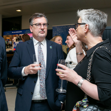 Group of people at the UCD Physiotherapy 70th anniversary celebration