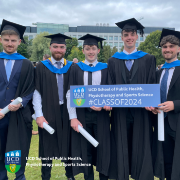 Group of smiling graduates