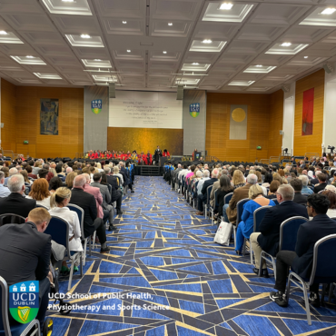 Graduation ceremony at O'Reilly Hall UCD