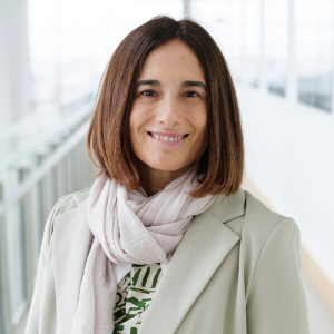 Image of a female smiling