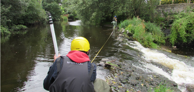 River barrier survey