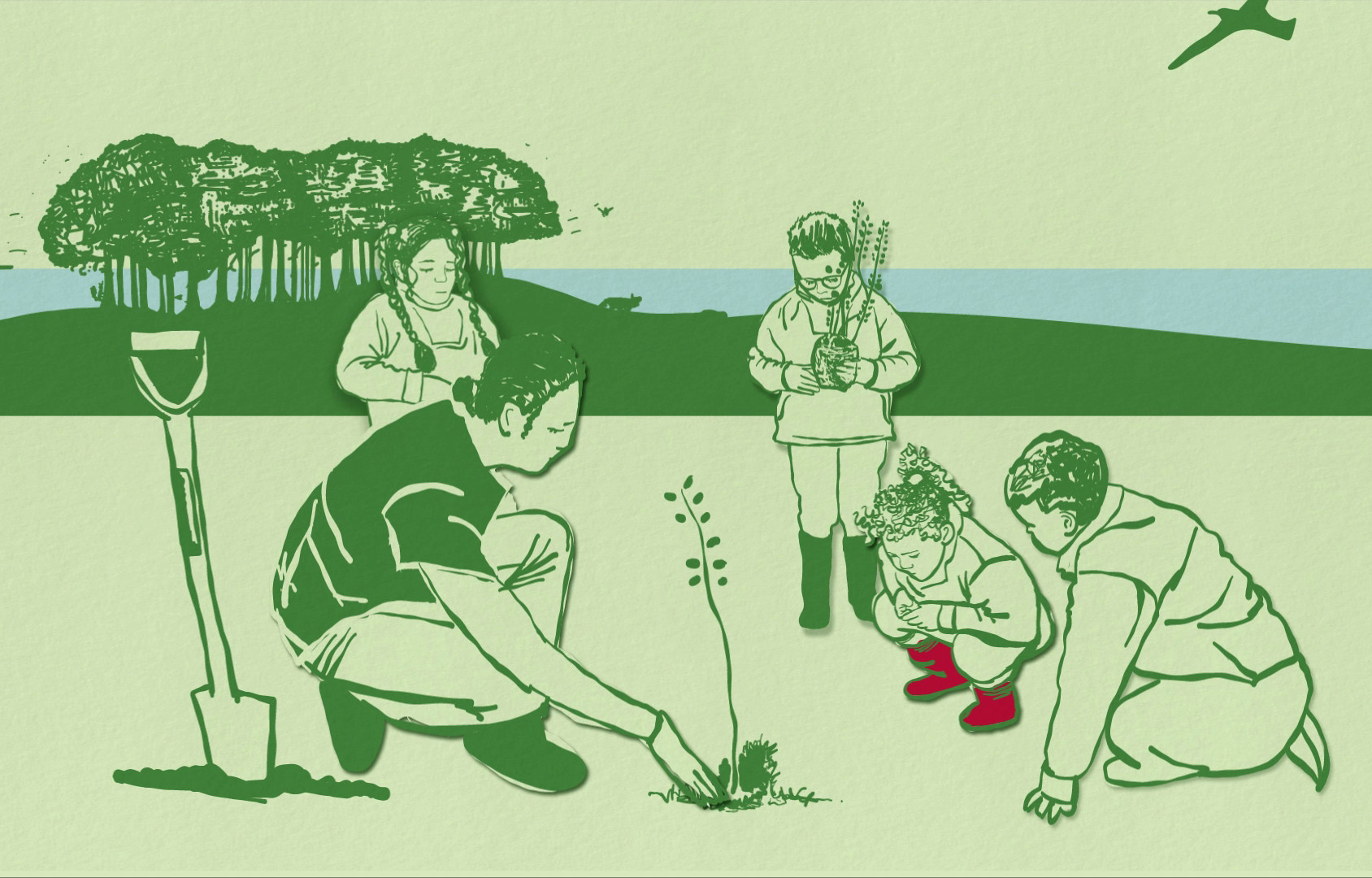 Supporting climate action through tree planting (collective action platform)