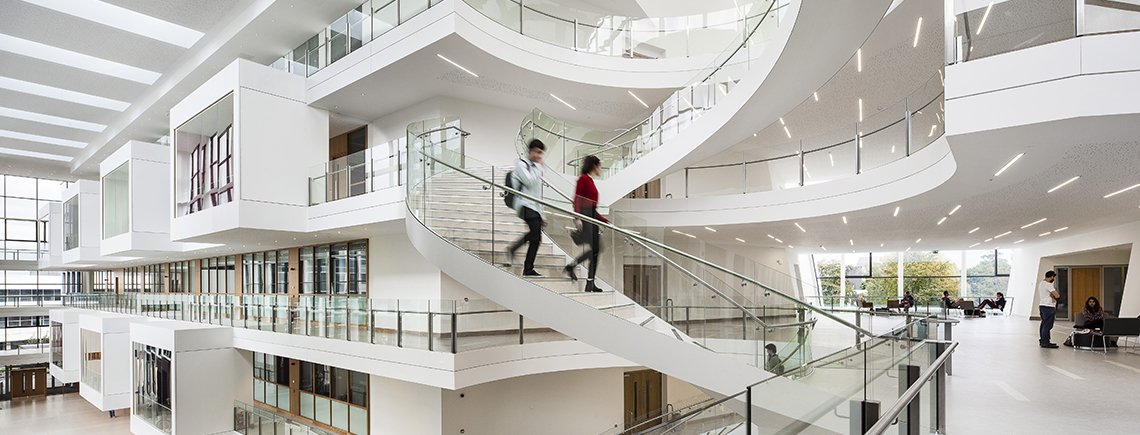 Spiral staircase UCD O'Brien Centre for Science