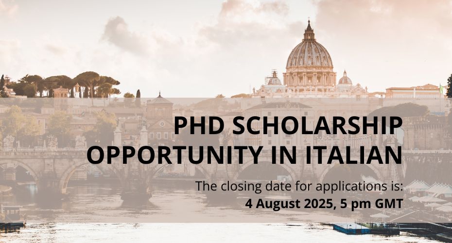 PhD Scholarship Opportunity in Italian