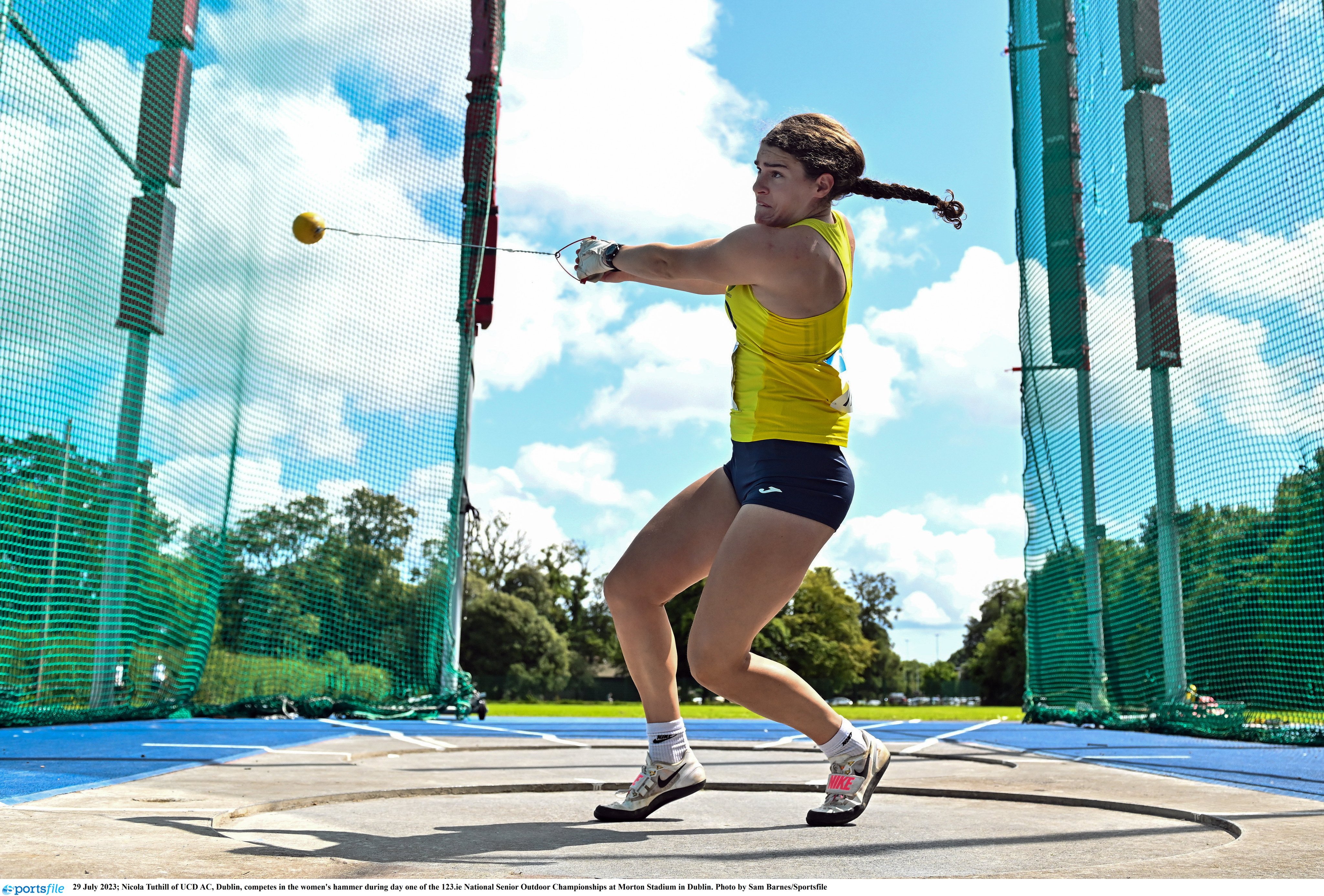 Nicola Tuthill at the National Track and Field Championships