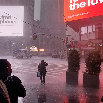 Street scene in New York