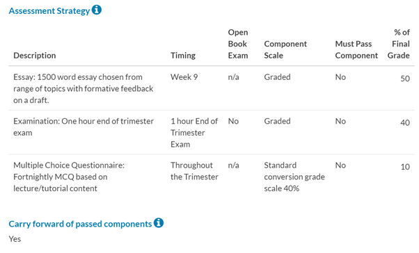 Assessment Strategy