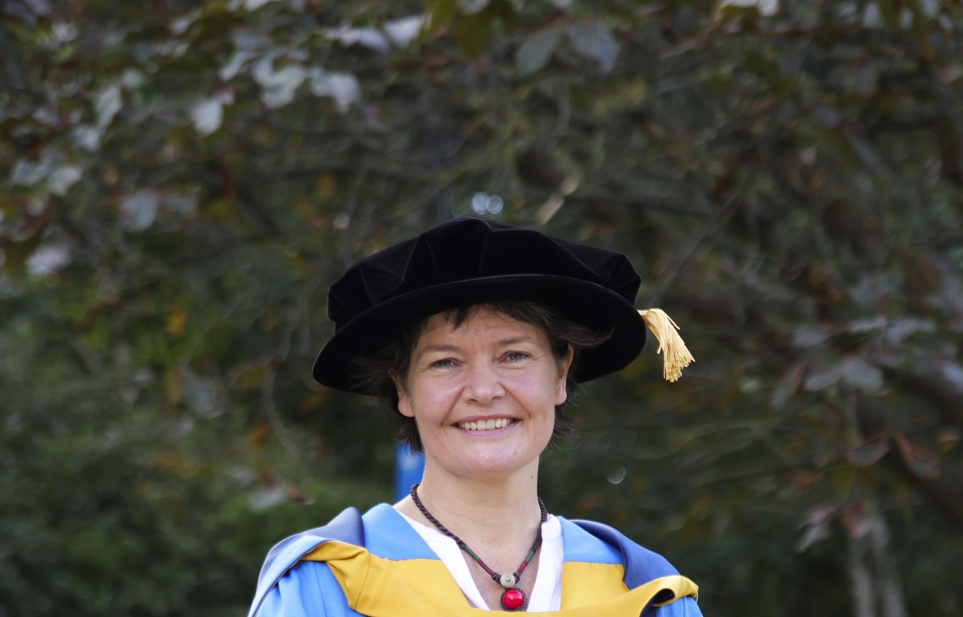 Economist and \'Doughnut Economics\' author Kate Raworth is conferred with an honorary doctorate in economic sciences.