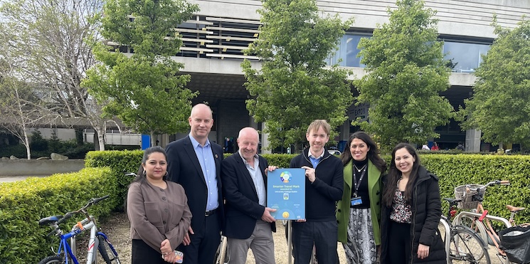 UCD awarded a gold level Smarter Travel Mark from the National Transport Authority (NTA) for its efforts to support active and sustainable travel to and from its campuses.